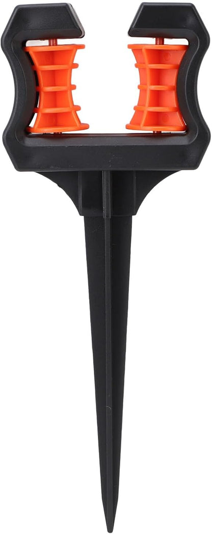 3PCS Garden Hose Guide Spike, ABS Hose Holder Roller with Guard for Yard Irrigation, Landscape Watering, Agricultural Irrigation