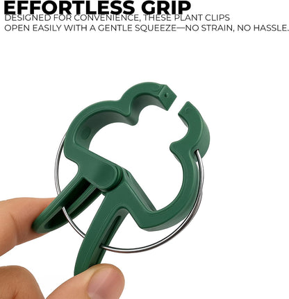 20pc Gentle Plant & Flower Clips for Supporting Stems