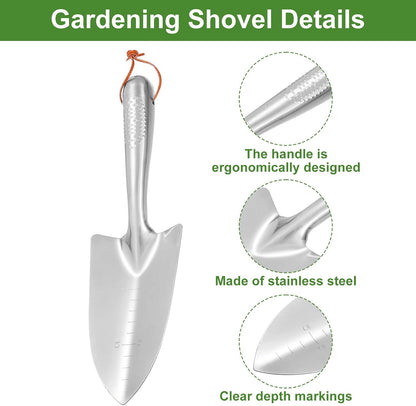 Garden Hand Shovel 11.81" x 3.54" Digging Trowel Transplanting