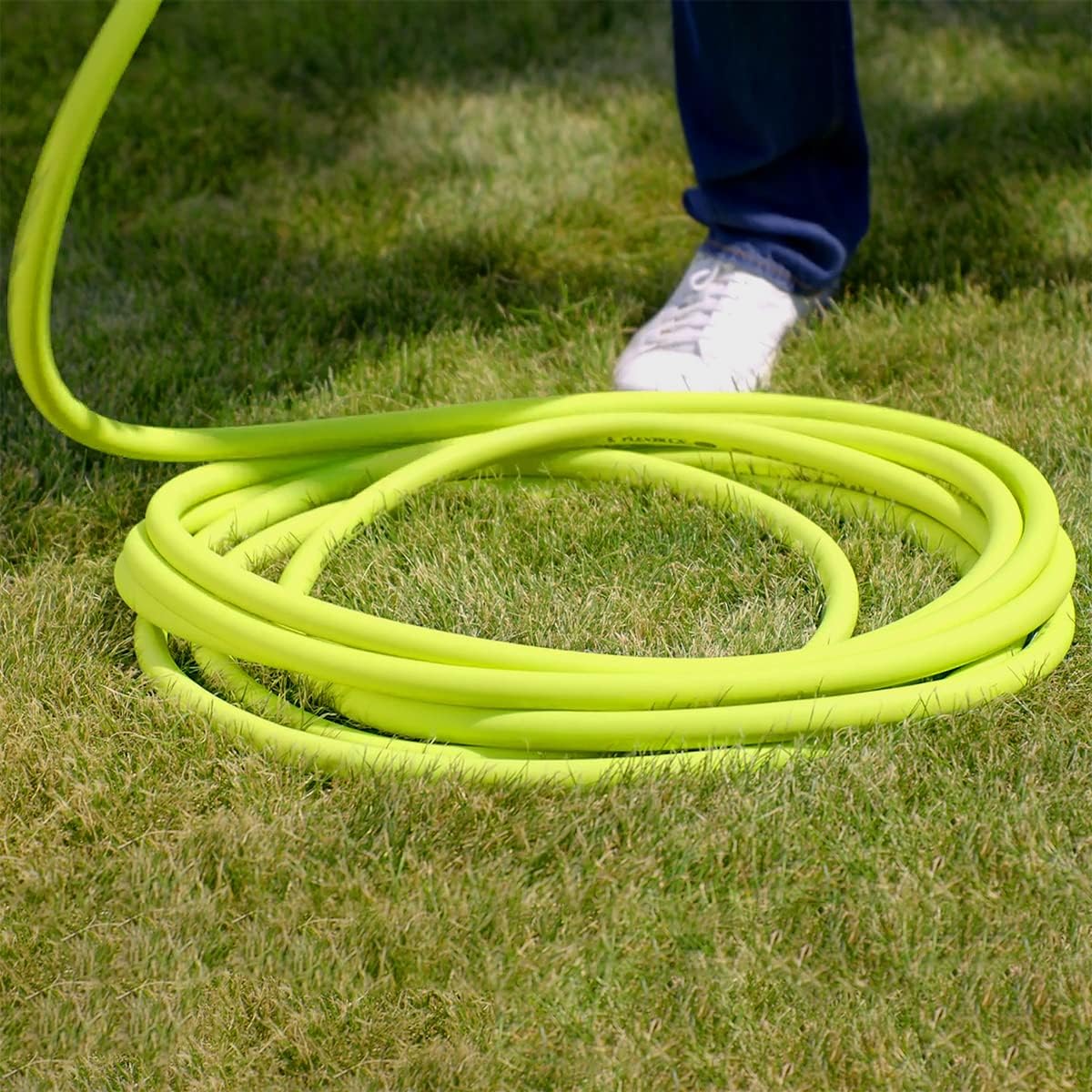Garden Hose 3/4 in. x 100 ft., Lightweight All-Weather Water Hose, Durable and Flexible, Leak-Free Connections
