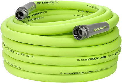 Garden Hose 3/4 in. x 100 ft., Lightweight All-Weather Water Hose, Durable and Flexible, Leak-Free Connections
