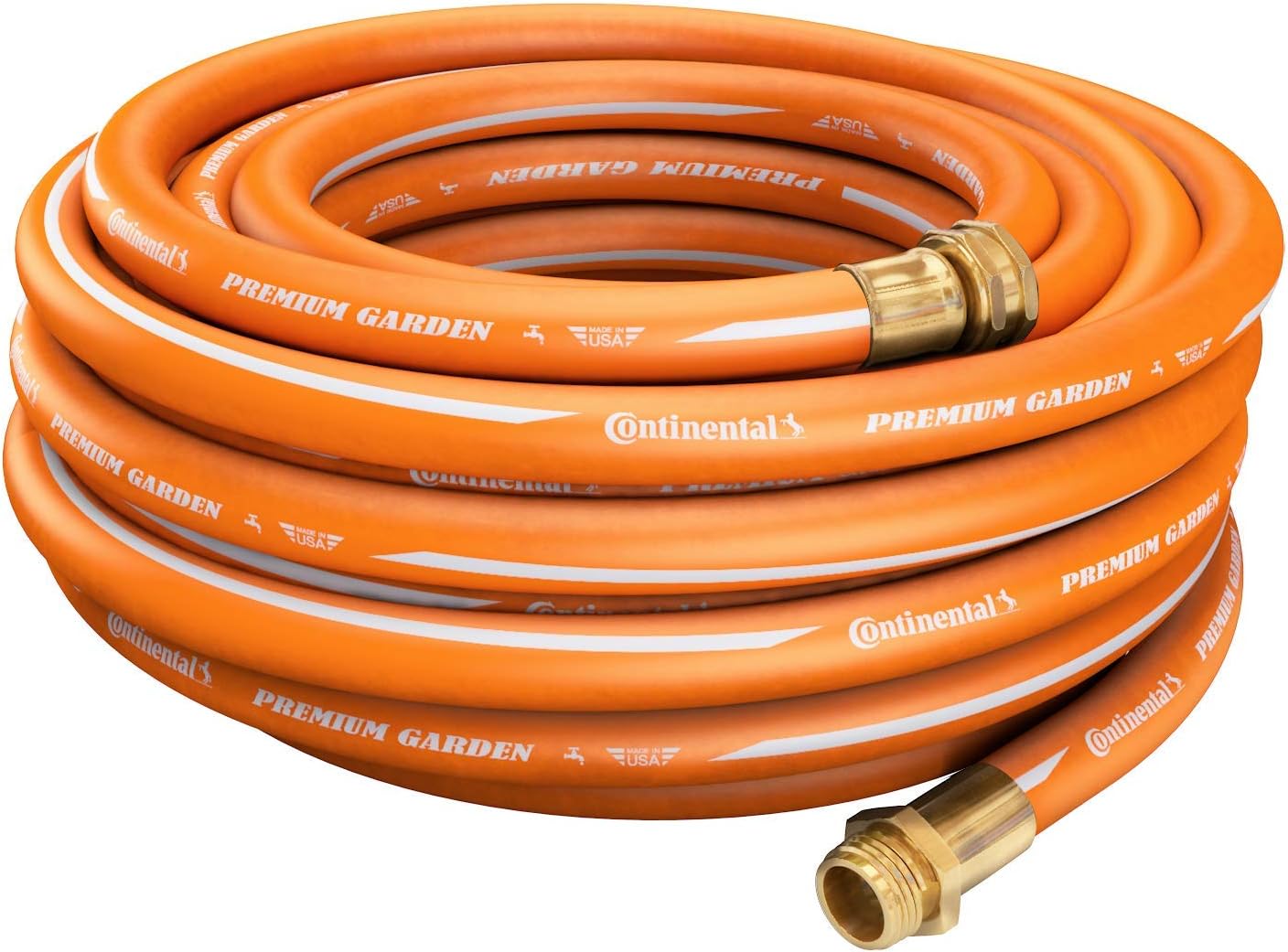 Premium Garden, Black Heavy Duty Cold Water Garden Hose, 5/8in Inside Diameter x 25ft Length, Male x Female Garden Hose Thread