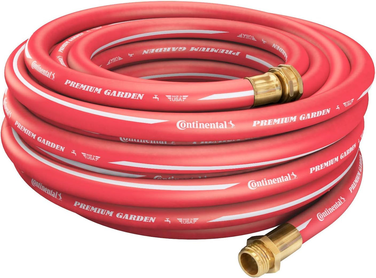 Premium Garden, Black Heavy Duty Cold Water Garden Hose, 5/8in Inside Diameter x 25ft Length, Male x Female Garden Hose Thread