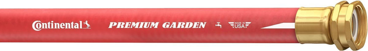 Premium Garden, Black Heavy Duty Cold Water Garden Hose, 5/8in Inside Diameter x 25ft Length, Male x Female Garden Hose Thread