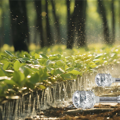 2 Pack Bubbler Sprinkler Heads, Aluminum Diffuser Flood Nozzle for Delicate Watering, Gentle Garden Metal Watering Soaker Sprinkler for Plants Garden Lawn Yard