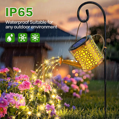 Solar Watering Can Lights Waterproof Outdoor Decorative Garden Decor