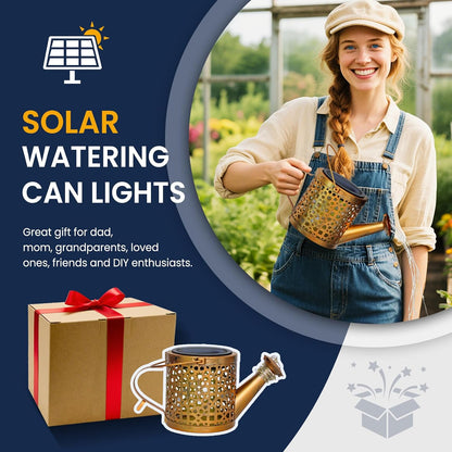 Solar Watering Can Lights Waterproof Outdoor Decorative Garden Decor