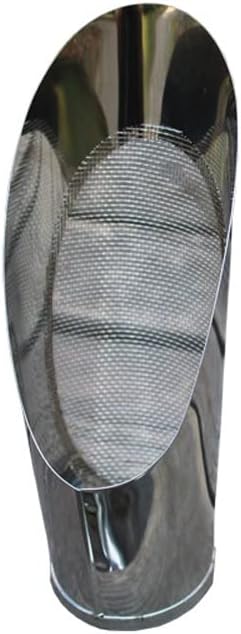 1 Piece Garden Shovel Sifter Stainless Steel Plant Soil Shovel Sieve Bucket Scoop Beach Sand Shovel Spade Sifter Bonsai Soil Scoop Garden Sieve Strainer Sand Sieve Sifter(Silver, S)