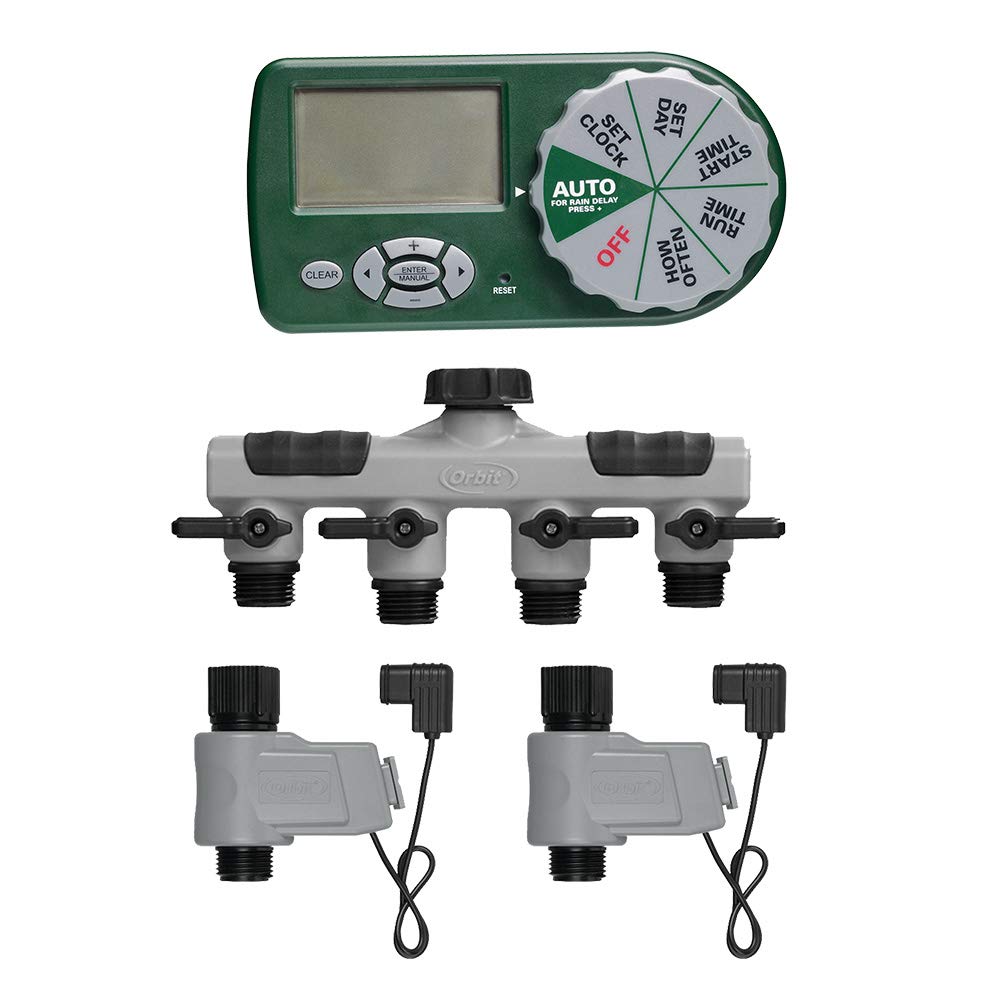 2-Zone Automatic Yard Watering System with Hose Timer - 58911