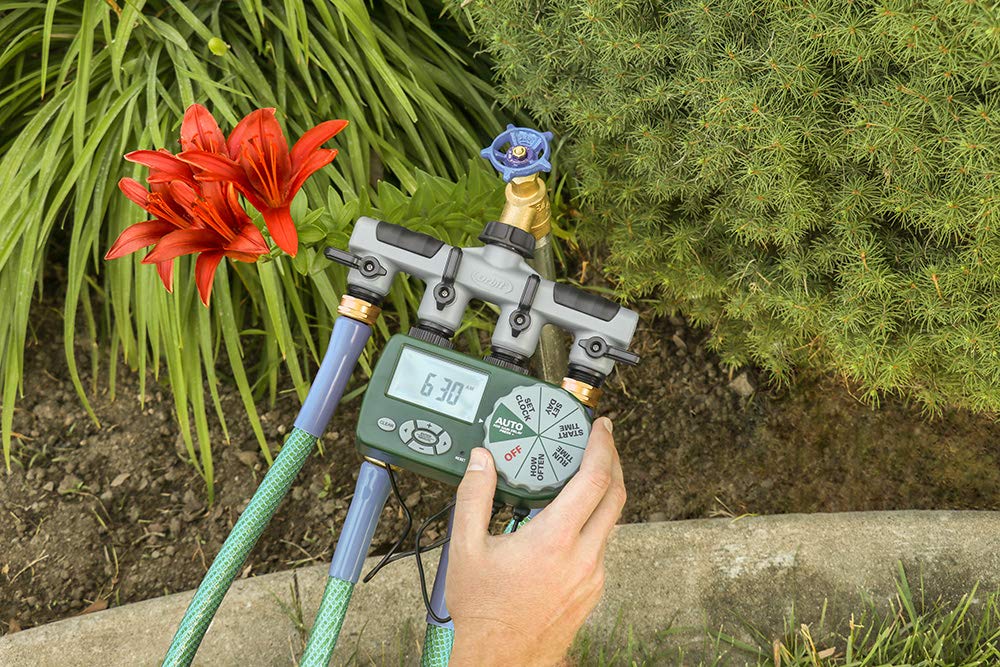 2-Zone Automatic Yard Watering System with Hose Timer - 58911