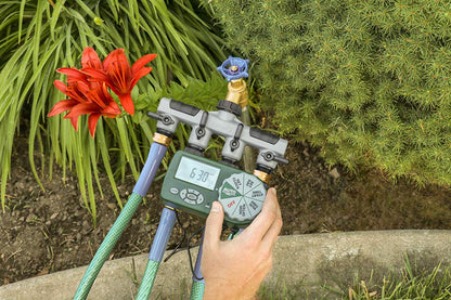 2-Zone Automatic Yard Watering System with Hose Timer - 58911