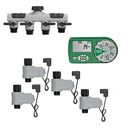 2-Zone Automatic Yard Watering System with Hose Timer - 58911