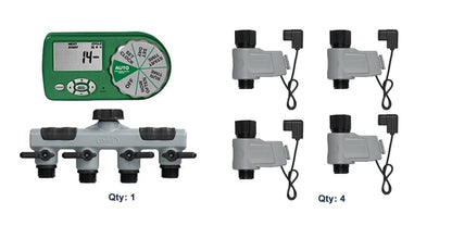2-Zone Automatic Yard Watering System with Hose Timer - 58911