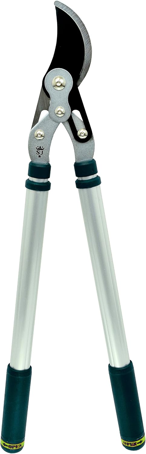 8081KEW Kew Gardens Dual Compound Telescopic Anvil Loppers - Silver