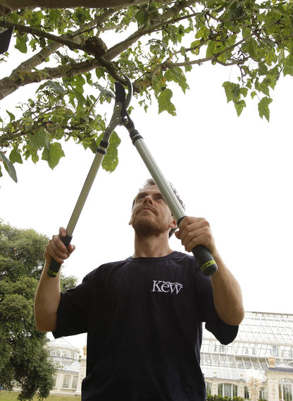 8081KEW Kew Gardens Dual Compound Telescopic Anvil Loppers - Silver