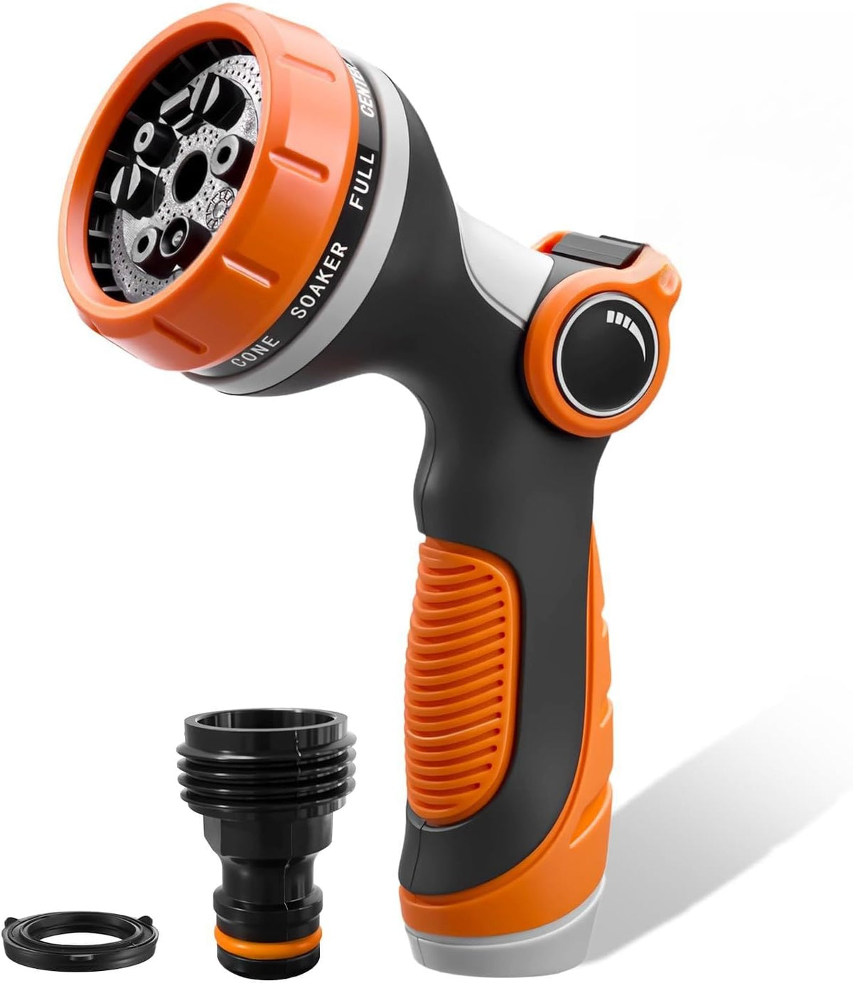 Garden Hose Nozzles,Hose Spray Nozzle with Adjustable 10 Watering Patterns