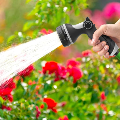 Garden Hose Nozzles,Hose Spray Nozzle with Adjustable 10 Watering Patterns