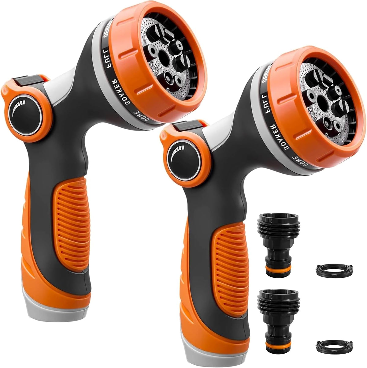 Garden Hose Nozzles,Hose Spray Nozzle with Adjustable 10 Watering Patterns