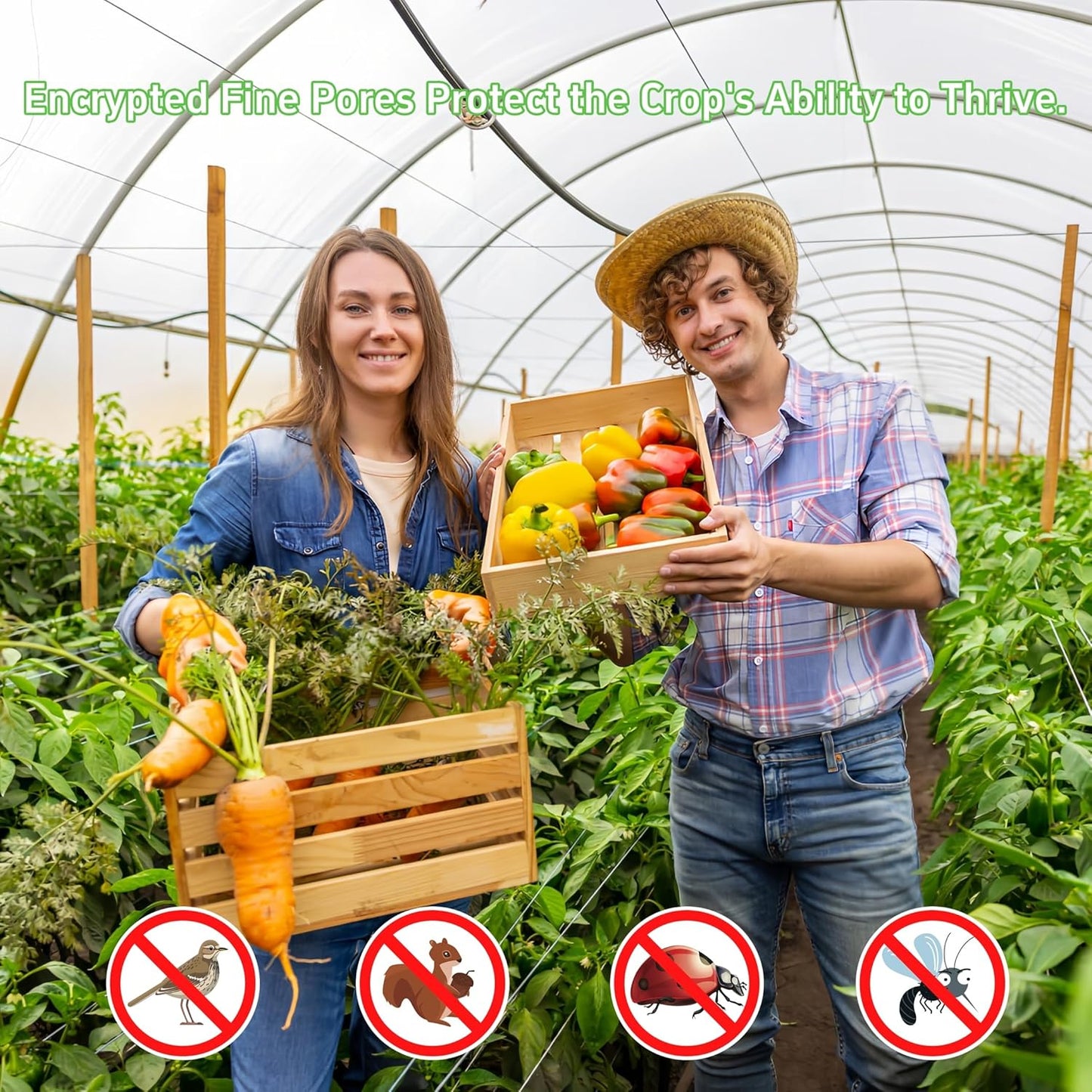 Mosquito Net for Patio & Garden Mesh Screen Breathable Insect Bug Bird Netting for Plants, Trees, Outdoor Tents, DIY Protection Free Cutting Black/4 * 2.4M