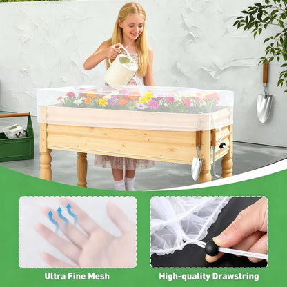 Mosquito Net for Patio & Garden Mesh Screen Breathable Insect Bug Bird Netting for Plants, Trees, Outdoor Tents, DIY Protection Free Cutting Black/4 * 2.4M