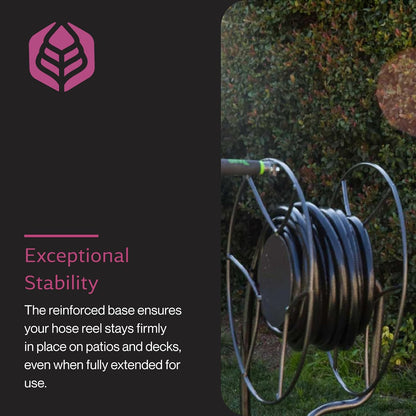 Free Standing Swivel Hose Reel, 360 Degree Rotation
