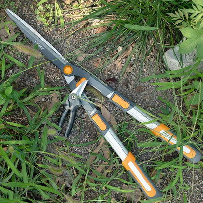 AIRAJ Telescopic Hedge Clippers & Shears,Extendable Hedge Clippers Heavy Duty,7.5" Sharp Pruning Shears,Garden Trimmers,Hand Loppers,Grass Clippers Shears Set,for Trimming Borders,Boxwood,and Bushes