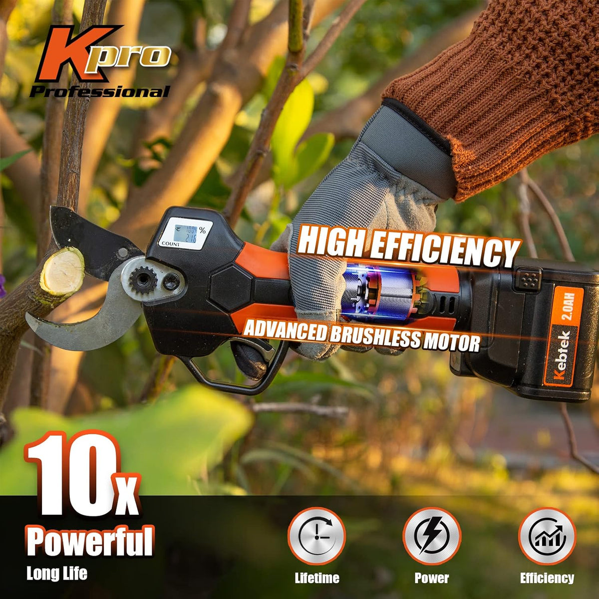 Electric Pole Lopper 40MM Professional Cordless Pruning Shear