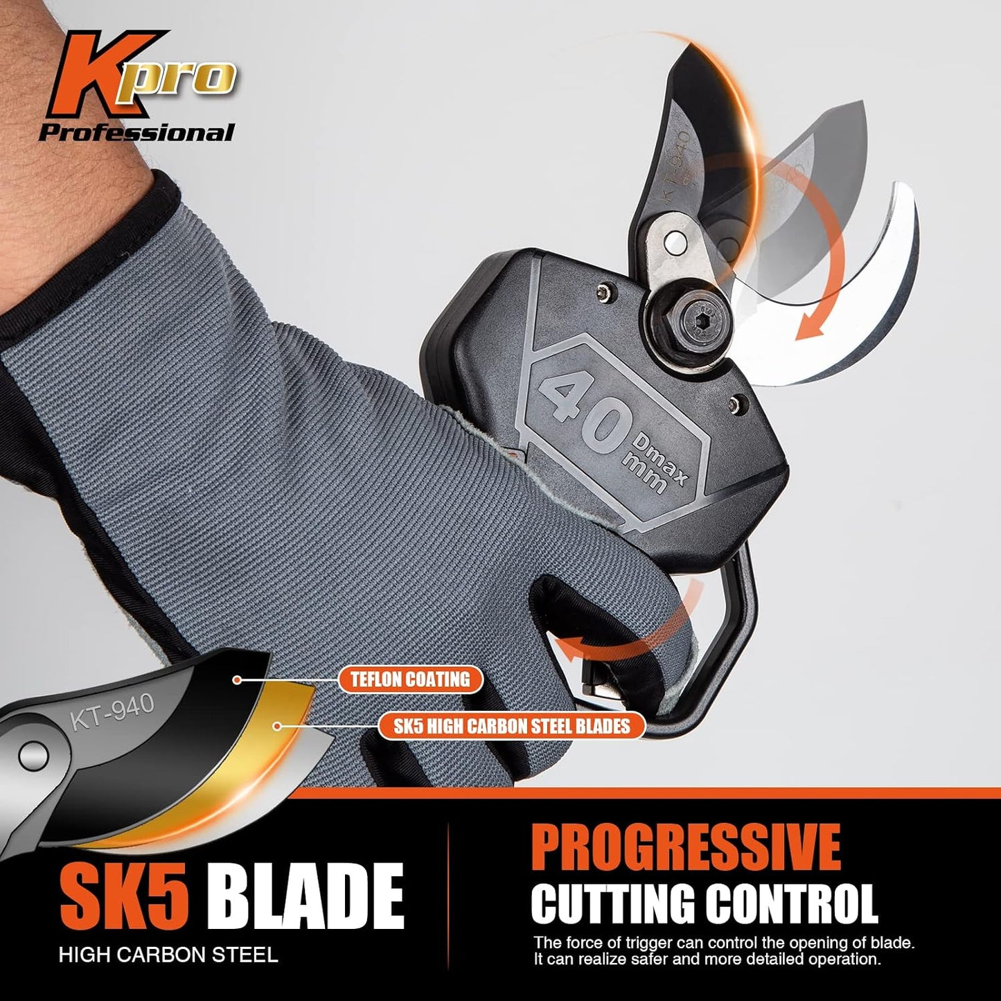 Electric Pole Lopper 40MM Professional Cordless Pruning Shear