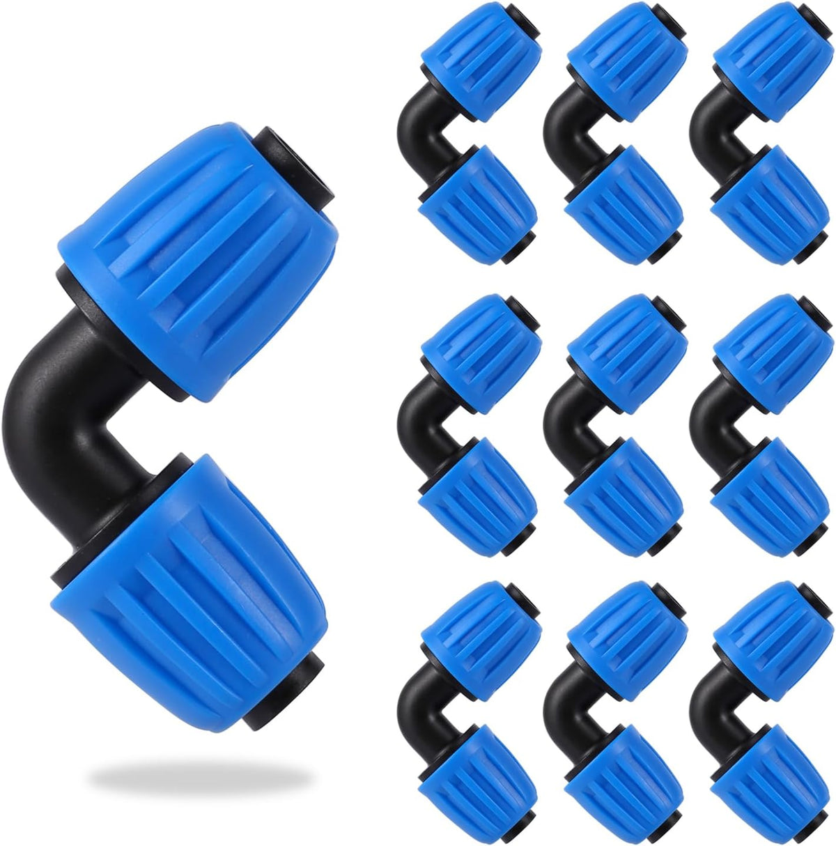 24Pcs 1/2" Drip Irrigation Fittings Kit,Irrigation Hose Connector