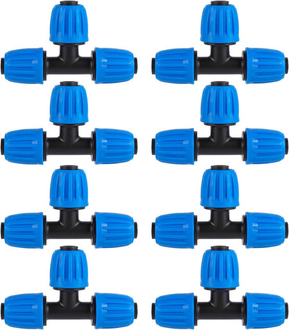 24Pcs 1/2" Drip Irrigation Fittings Kit,Irrigation Hose Connector