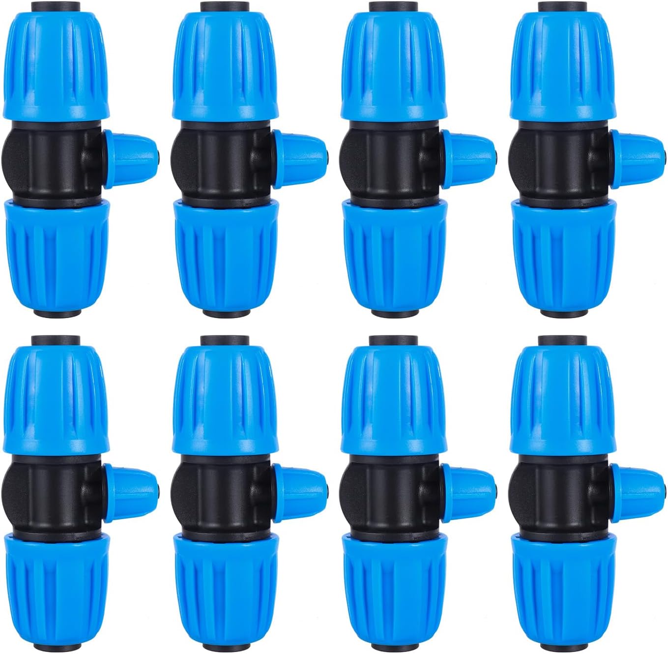 24Pcs 1/2" Drip Irrigation Fittings Kit,Irrigation Hose Connector