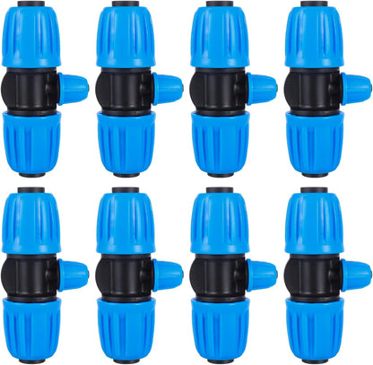 24Pcs 1/2" Drip Irrigation Fittings Kit,Irrigation Hose Connector