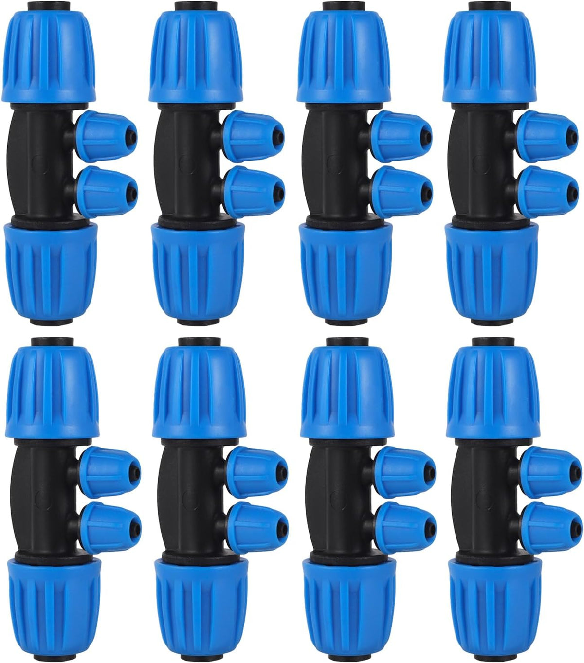 24Pcs 1/2" Drip Irrigation Fittings Kit,Irrigation Hose Connector