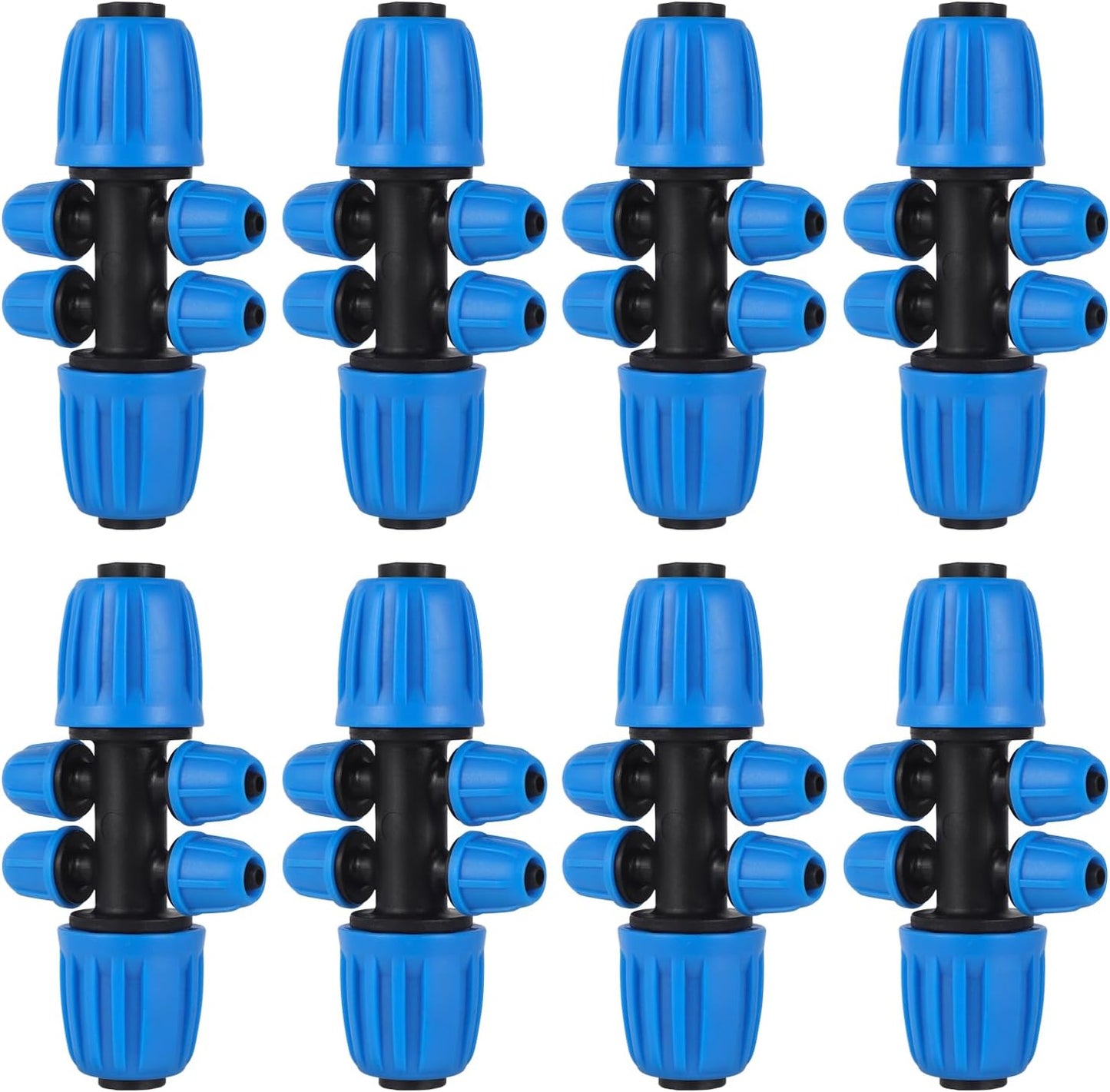 24Pcs 1/2" Drip Irrigation Fittings Kit,Irrigation Hose Connector