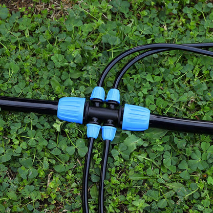 24Pcs 1/2" Drip Irrigation Fittings Kit,Irrigation Hose Connector