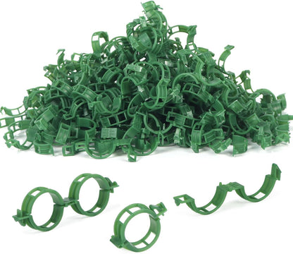 Bulk Tomato Clips, Plant Support Clip for String Trellis Climbing Plants Garden Vegetables- 200PCS/White