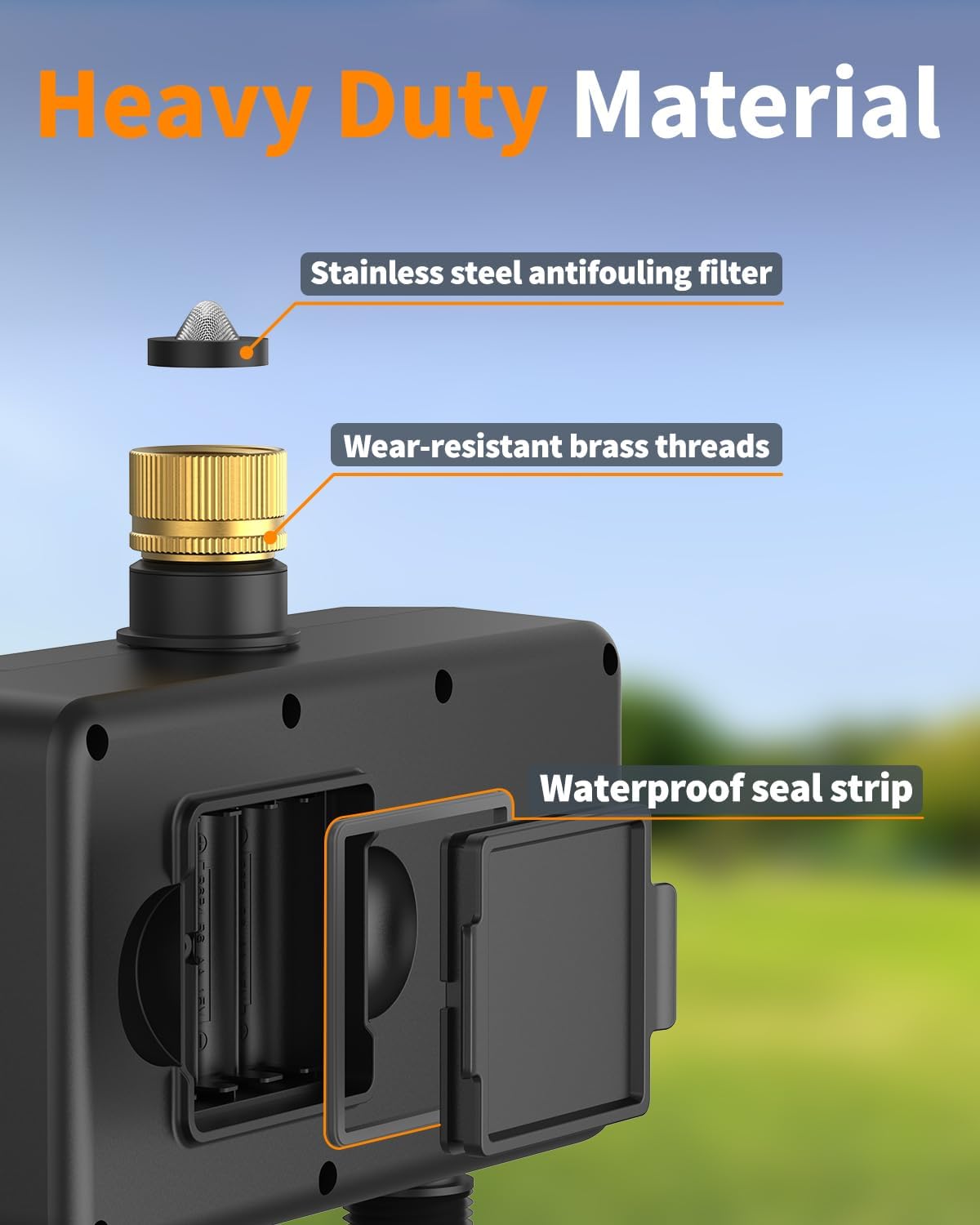 Brass 3 Zone WiFi Water Timer