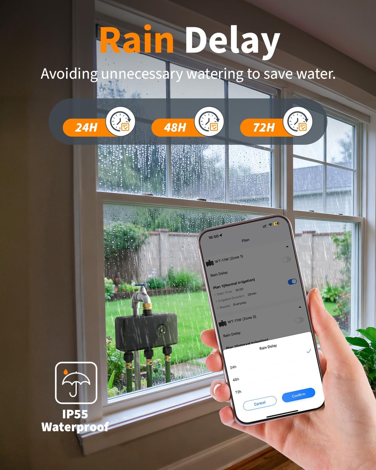 Brass 3 Zone WiFi Water Timer