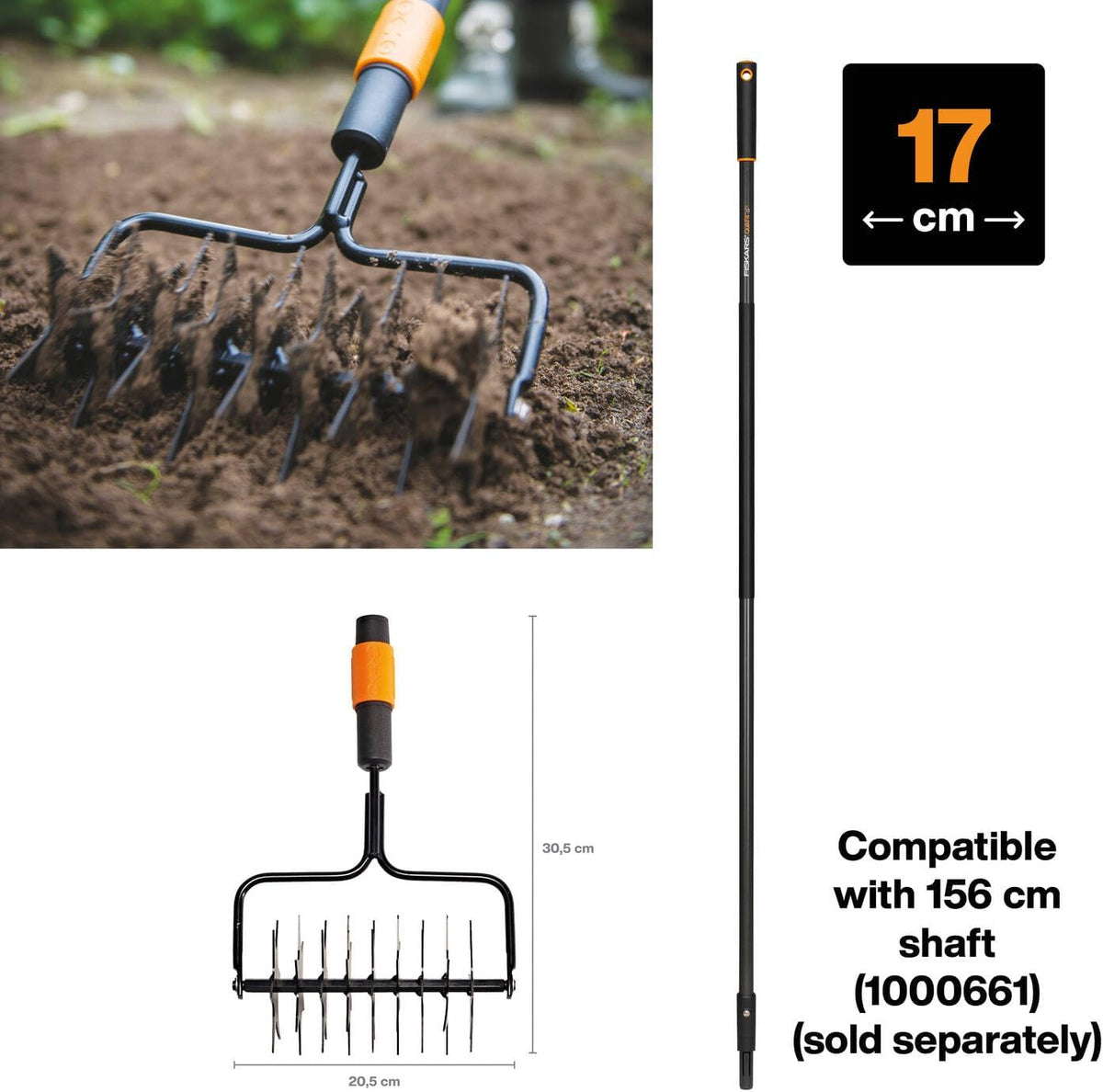 QuikFit Dutch Hoe, Tool Head, Width: 12.5 cm, Boron Steel Head