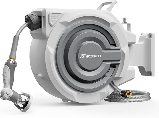 Retractable Garden Hose Reel 1/2" x 110ft