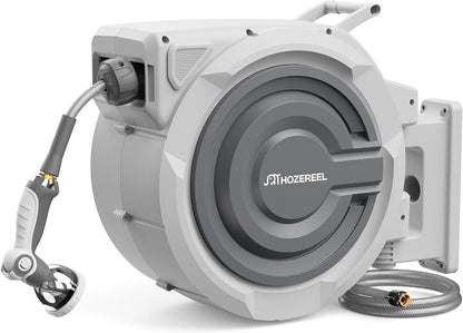 Retractable Garden Hose Reel 1/2" x 110ft