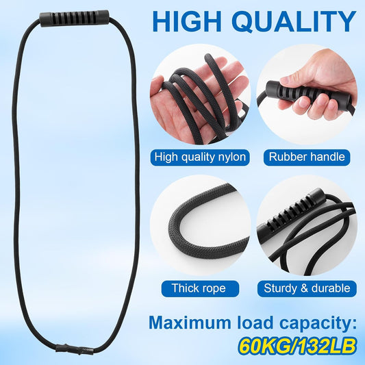Water Pipe Storage Strap, Extension Cord Storage Straps 24 Inch Portable with Carrying Handle Vacuum Hose Holder for Pool Hoses, Garden Hoses, Cables