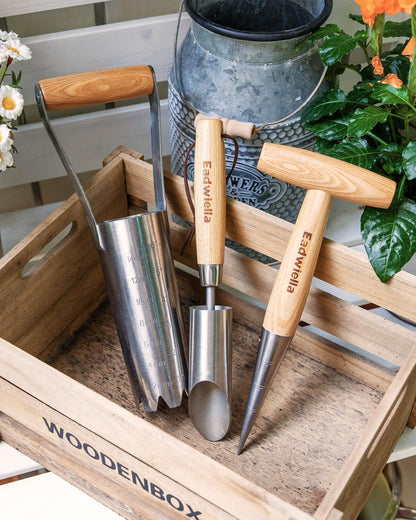 Dibber with 5 Inch Measurements Seed Dibber Garden Tool Hand Dibbler Seed Planter Tool Seed Dispenser Hole Digger for Planting Small Seeds Seedlings Sowing Seeds Transplanting Plants