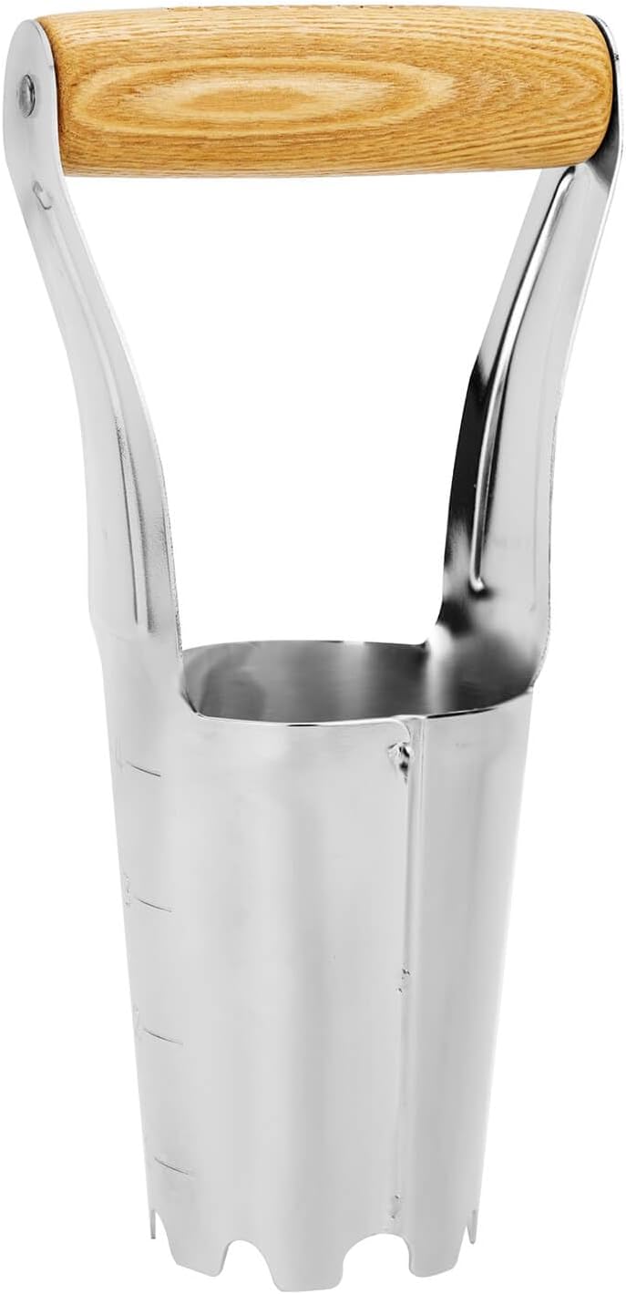 Dibber with 5 Inch Measurements Seed Dibber Garden Tool Hand Dibbler Seed Planter Tool Seed Dispenser Hole Digger for Planting Small Seeds Seedlings Sowing Seeds Transplanting Plants