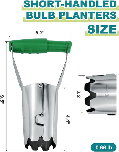 Dibber with 5 Inch Measurements Seed Dibber Garden Tool Hand Dibbler Seed Planter Tool Seed Dispenser Hole Digger for Planting Small Seeds Seedlings Sowing Seeds Transplanting Plants