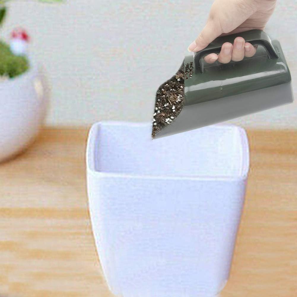 Garden Shovel,Soil Scoop Plastic Garden Cultivation Scoop,Hand Scooper Soil Sifter,Handy GardenScooper,Multi-Function SoilShovel Digging Tool for Soil,Compost,Plants