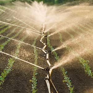 28P Drip Irrigation Fittings Kit (17mm) for 1/2" Tubing (.600" ID), 10 Couplings, 6 Tees, 6 Elbows and 6 Tubing End Closure - Barded Connectors for Drip or Sprinkler Systems(28 Pieces Set)