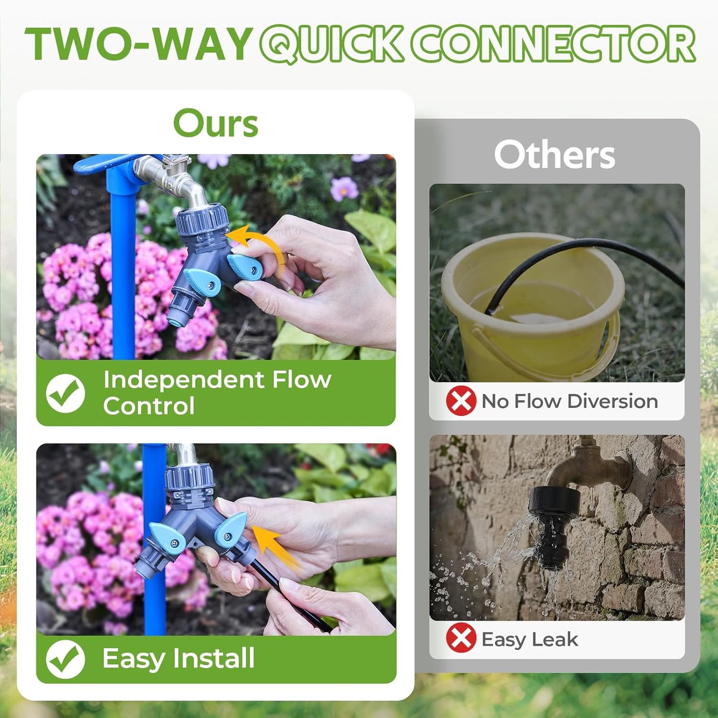 33FT Garden Watering Kit for Small Gardens