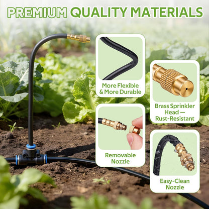 33FT Garden Watering Kit for Small Gardens