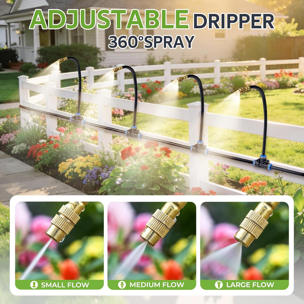 33FT Garden Watering Kit for Small Gardens